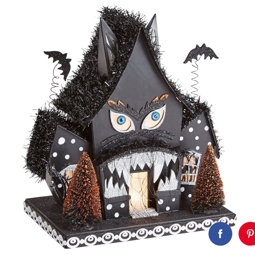 NOT FOR SALE! Searching for this Light-Up Black Monster Haunted House.